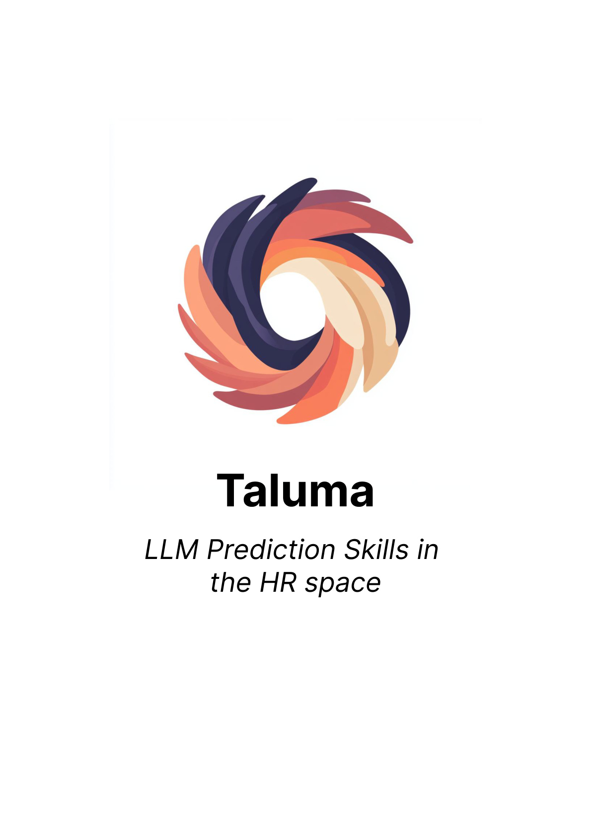 Taluma — LLM Prediction Skills in the HR space